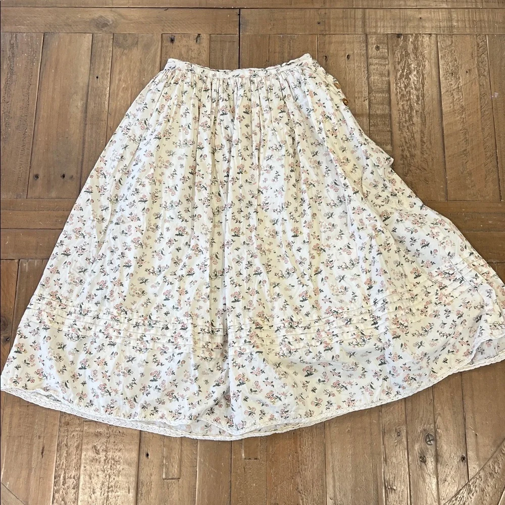 Belati floral blouse and midi skirt set girls 14 modest Prairiecore Cottagecore
